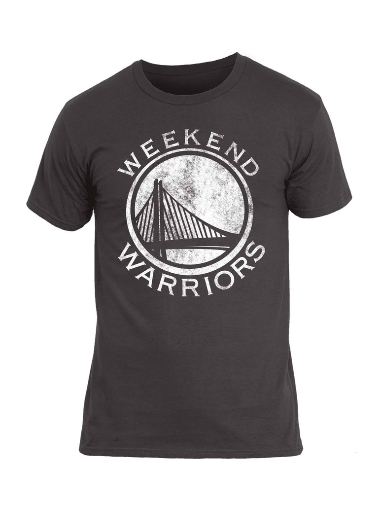 Battleraddle Weekend Warriors White Snake Logo Mens Cotton Crew Neck T Shirt shirt|custom|veterans|Apparel-Mens T Shirt-cotton