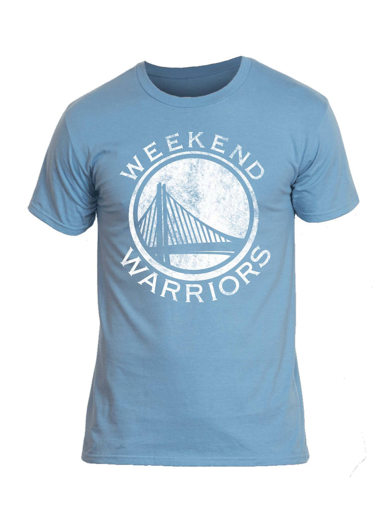 Battleraddle Weekend Warriors White Snake Logo Mens Cotton Crew Neck T Shirt shirt|custom|veterans|Apparel-Mens T Shirt-cotton