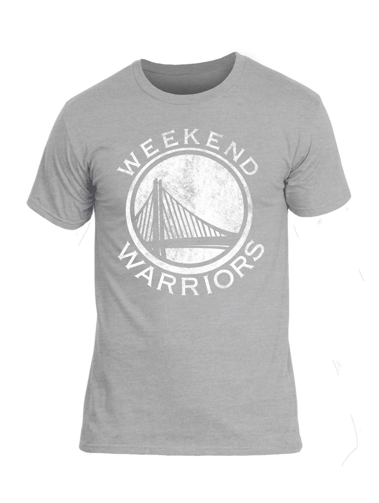 Battleraddle Weekend Warriors White Snake Logo Mens Cotton Crew Neck T Shirt shirt|custom|veterans|Apparel-Mens T Shirt-cotton