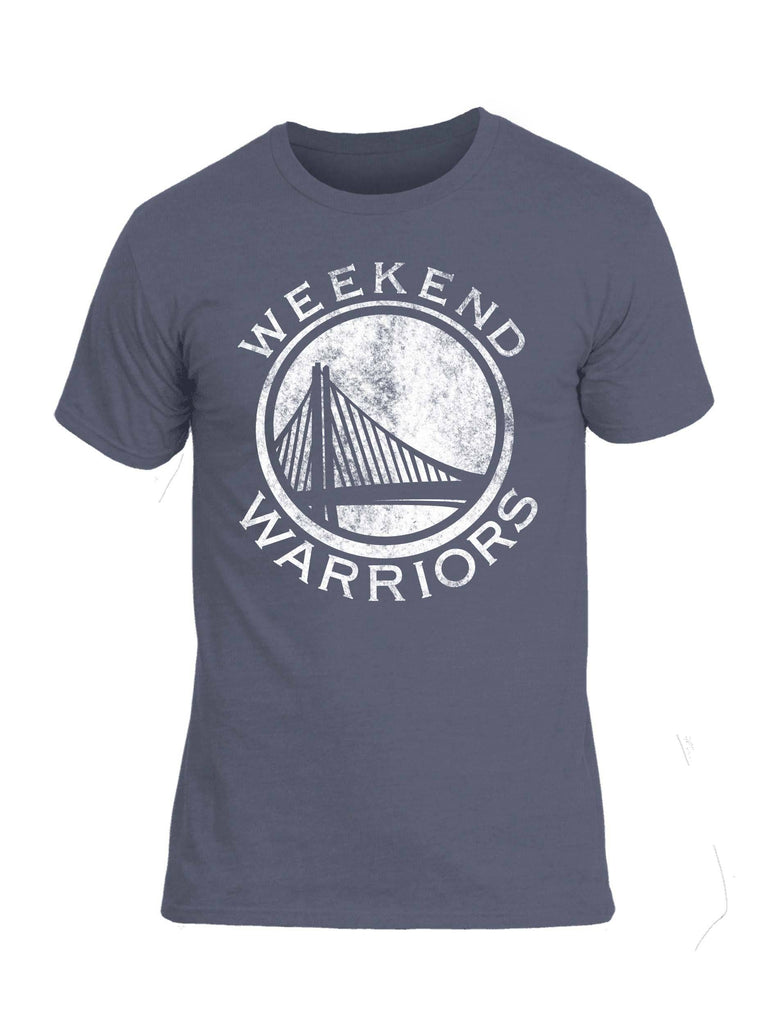 Battleraddle Weekend Warriors White Snake Logo Mens Cotton Crew Neck T Shirt shirt|custom|veterans|Apparel-Mens T Shirt-cotton