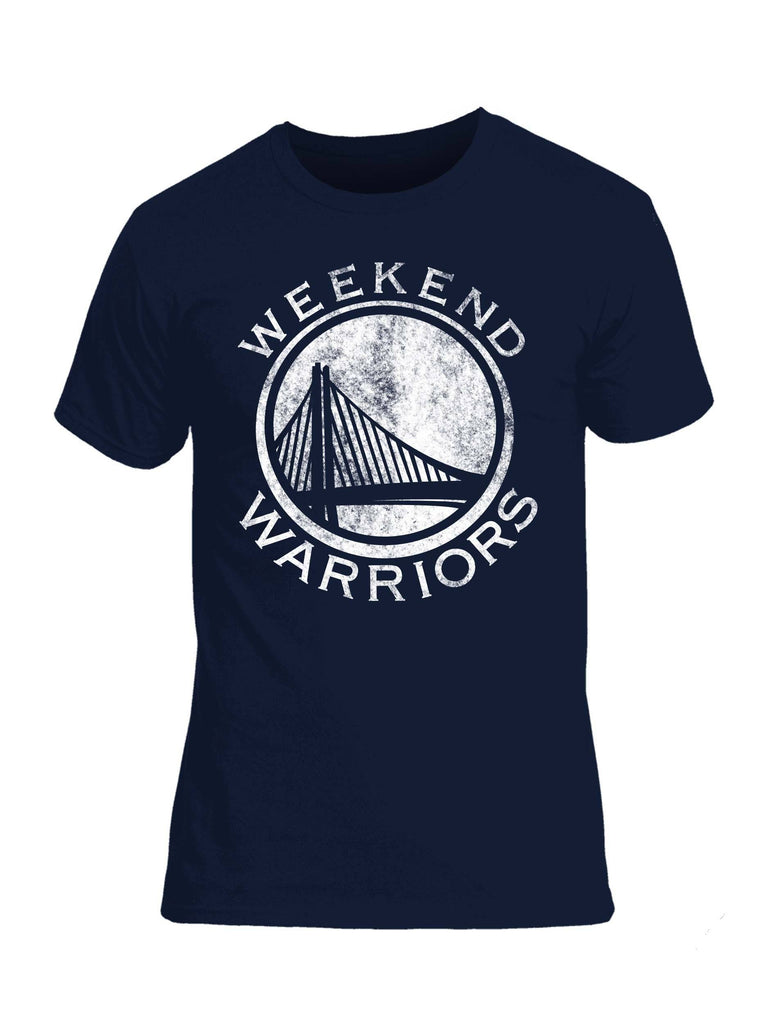 Battleraddle Weekend Warriors White Snake Logo Mens Cotton Crew Neck T Shirt shirt|custom|veterans|Apparel-Mens T Shirt-cotton