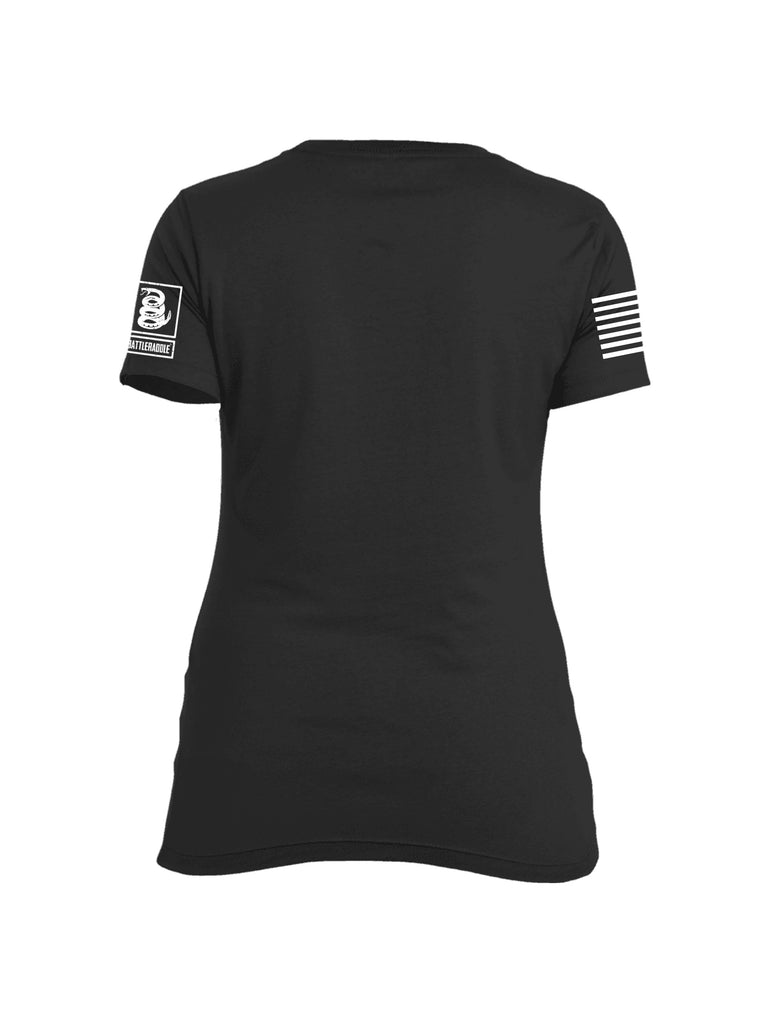Battleraddle 7 Continents 11 Calibers Womens Cotton Crew Neck T Shirt - Battleraddle® LLC
