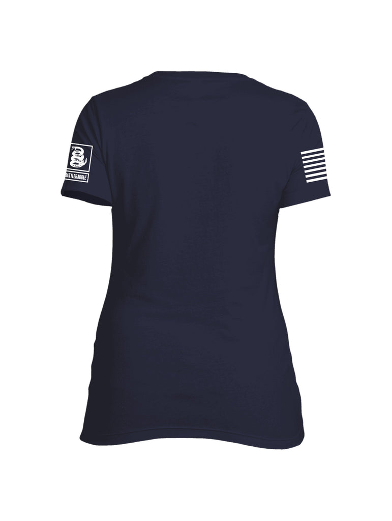 Battleraddle Home Of The Free Because Of The Brave Womens Cotton Crew Neck T Shirt