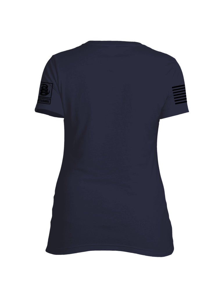 Battleraddle Legend Born 1776 Aged To Perfection Black Sleeve Print Womens Cotton Crew Neck T Shirt