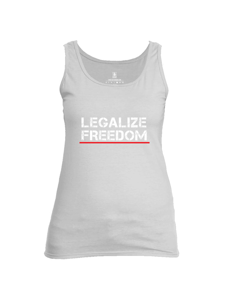 Battleraddle Legalize Freedom Women Cotton Cotton Tank Top