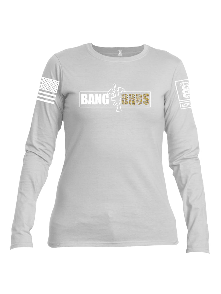 Battleraddle Bang Bros Ar15 Women Cotton Crew Neck Long Sleeve T Shirt