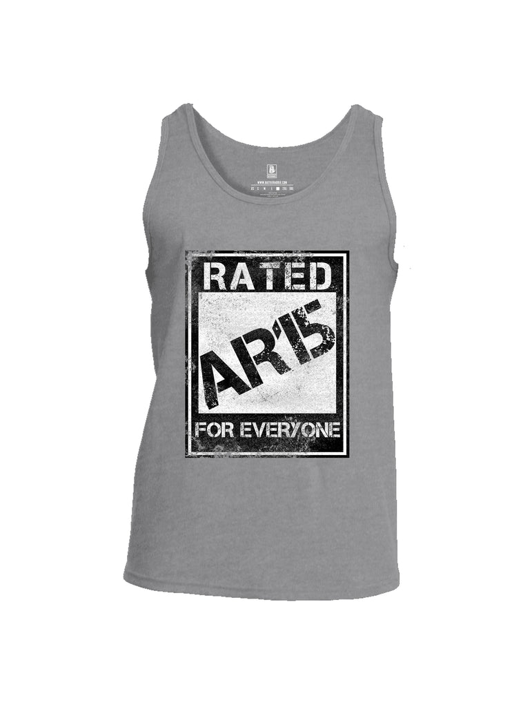 Battleraddle Rated Ar15 For Everyone  Men Cotton Cotton Tank Top