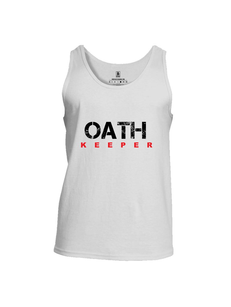 Battleraddle Oath Keeper Black {sleeve_color} Sleeves Men Cotton Cotton Tank Top