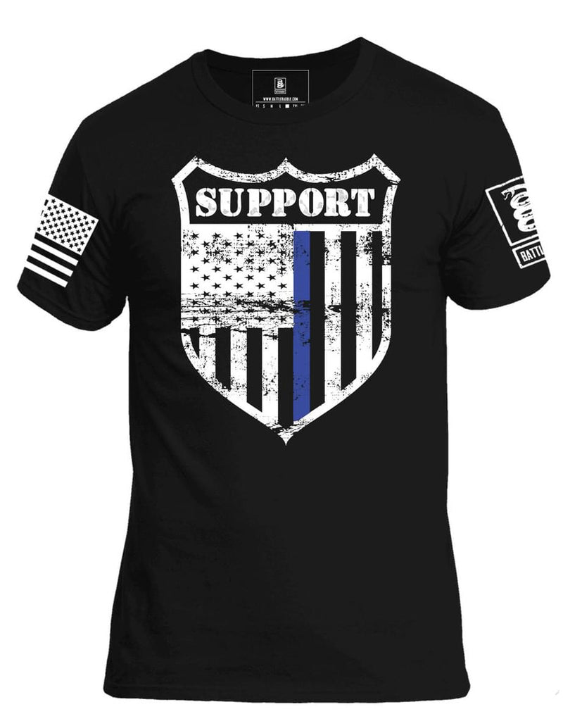 Support Thin Blue Line Shield Shirt