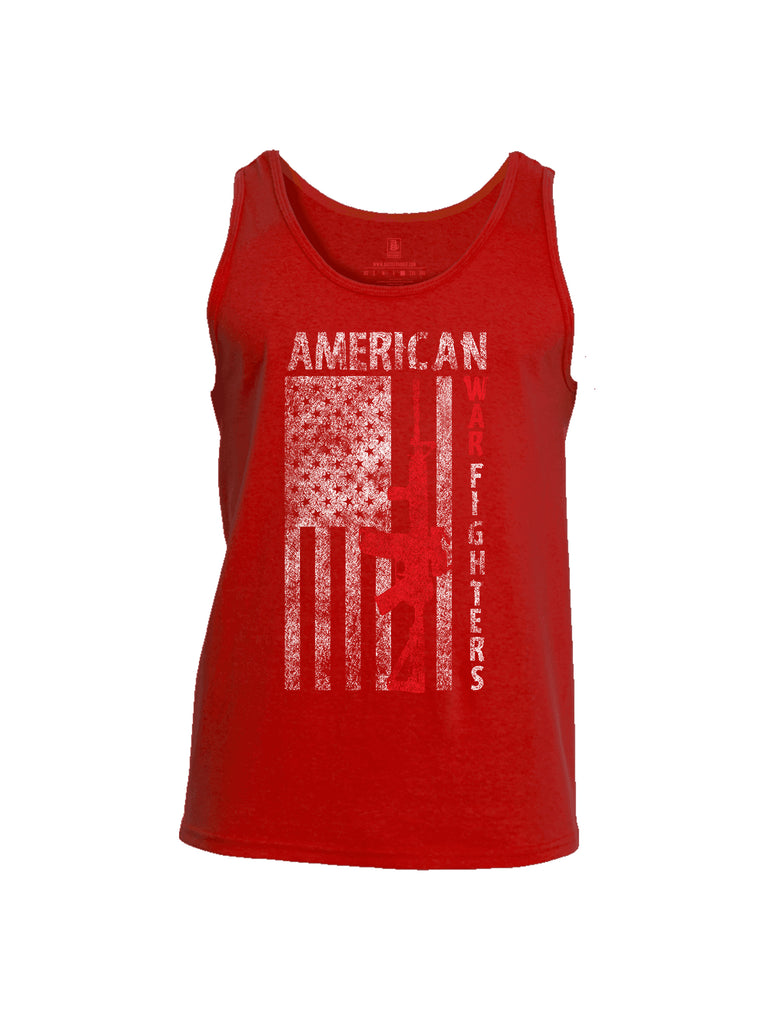 Battleraddle American War Fighters Mens Cotton Tank Top