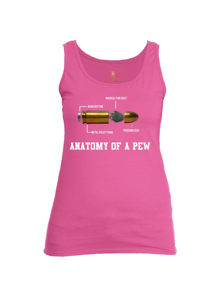 Battleraddle Anatomy Of A PEW Womens Cotton Tank Top - Battleraddle® LLC