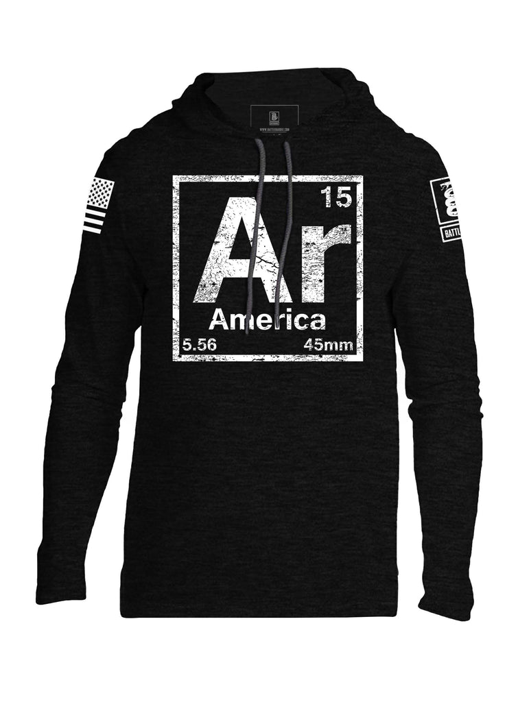 Battleraddle AR America Mens Thin Cotton Lightweight Hoodie - Battleraddle® LLC