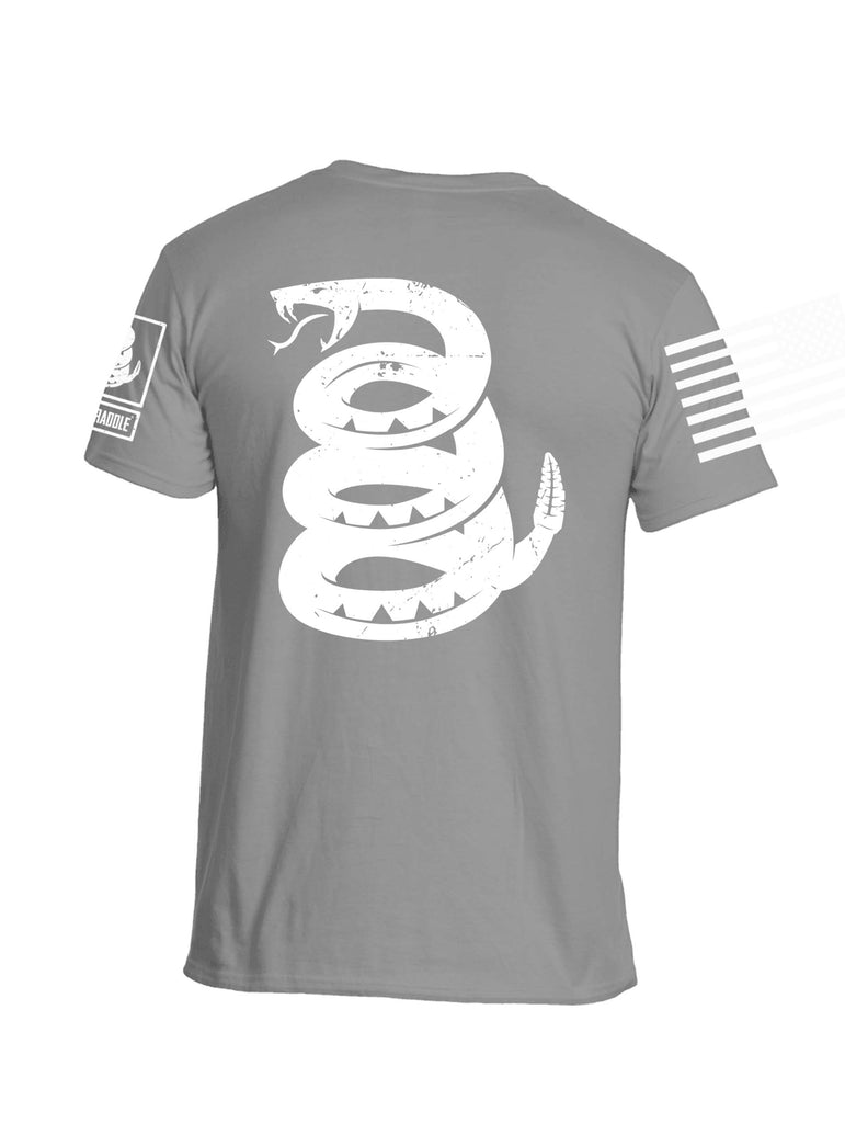 Battleraddle Are You Battle Ready Snake On Back Mens Cotton Crew Neck T Shirt - Battleraddle® LLC