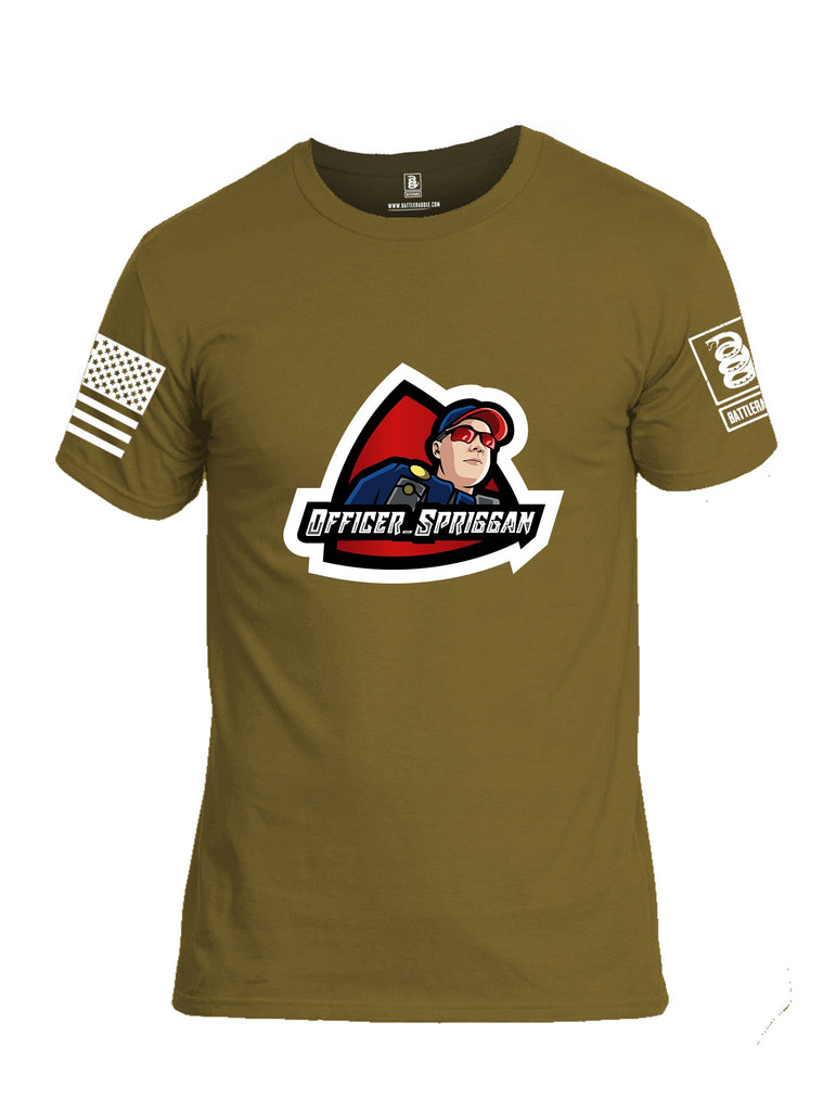 Battleraddle Officer Spriggan {sleeve_color} Sleeves Men Cotton Crew Neck T-Shirt