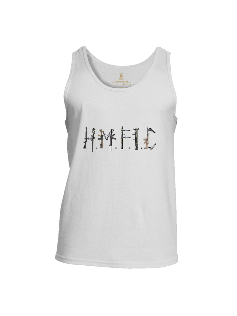 Battleraddle Hmfic Rifles {sleeve_color} Sleeves Men Cotton Cotton Tank Top