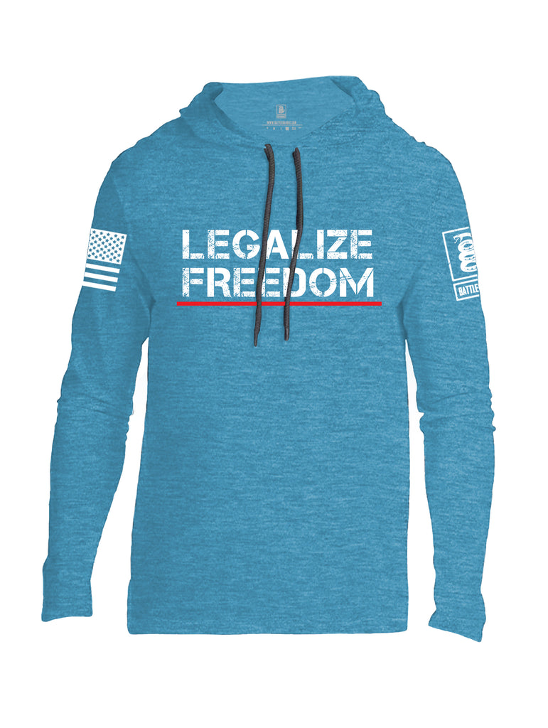 Battleraddle Legalize Freedom Men Cotton Thin Cotton Lightweight Hoodie