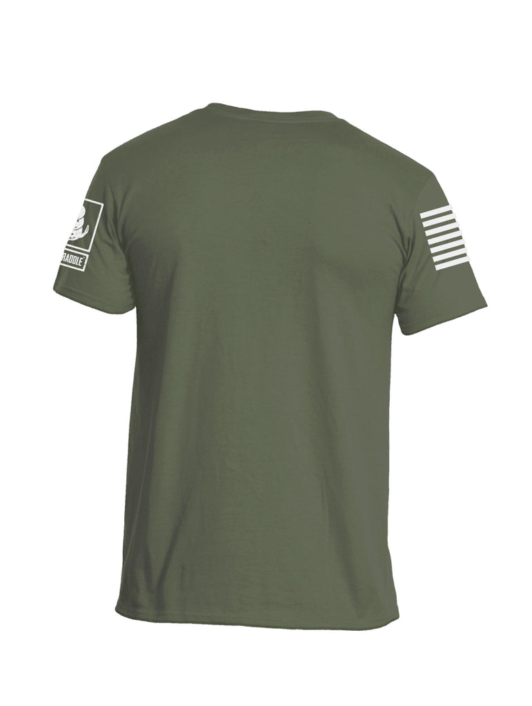 Battleraddle AR15 Spreading Peace Since 1994 White Sleeve Print Mens Cotton Crew Neck T Shirt - Battleraddle® LLC