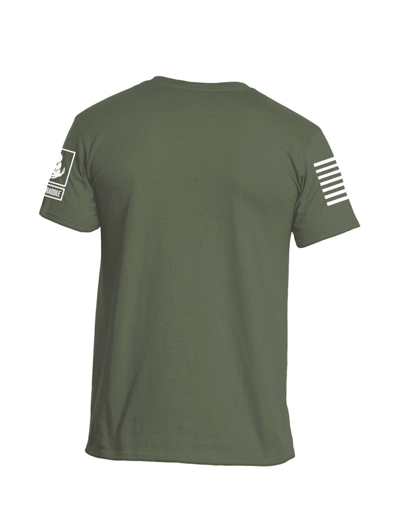 Battleraddle Battleman Blue Line V2 Mens Cotton Crew Neck T Shirt - Battleraddle® LLC