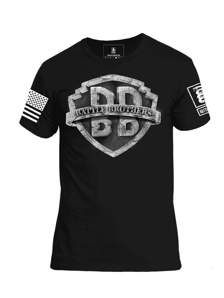 Battleraddle Battle Brothers V2 Black Ops Edition Mens Cotton Crew Neck T Shirt - Battleraddle® LLC