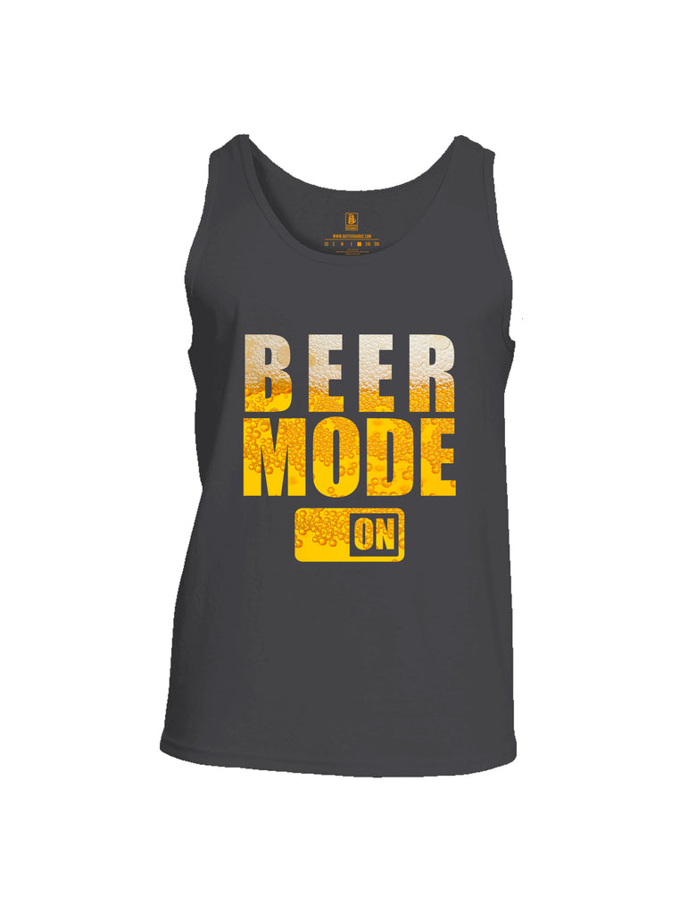 Battleraddle Beer Mode On Mens Cotton Tank Top - Battleraddle® LLC