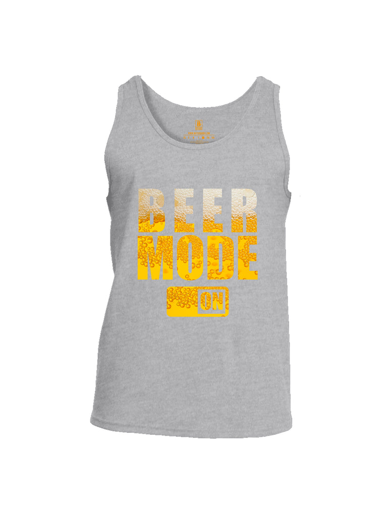 Battleraddle Beer Mode On Mens Cotton Tank Top - Battleraddle® LLC