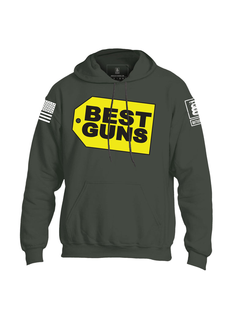 Battleraddle Best Guns Mens Blended Hoodie With Pockets - Battleraddle® LLC