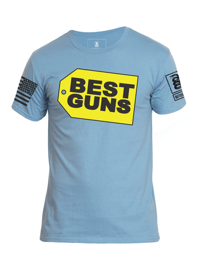Battleraddle Best Guns Mens Crew Neck Cotton T Shirt - Battleraddle® LLC