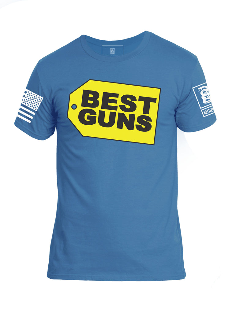 Battleraddle Best Guns Mens Crew Neck Cotton T Shirt - Battleraddle® LLC