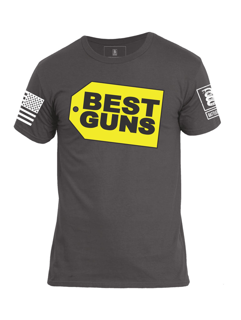 Battleraddle Best Guns Mens Crew Neck Cotton T Shirt - Battleraddle® LLC