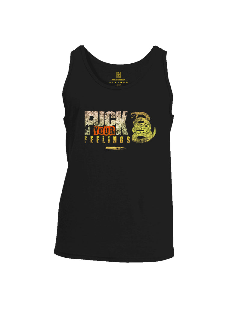 Battleraddle Fuck Your Feelings Mens Cotton Tank Top