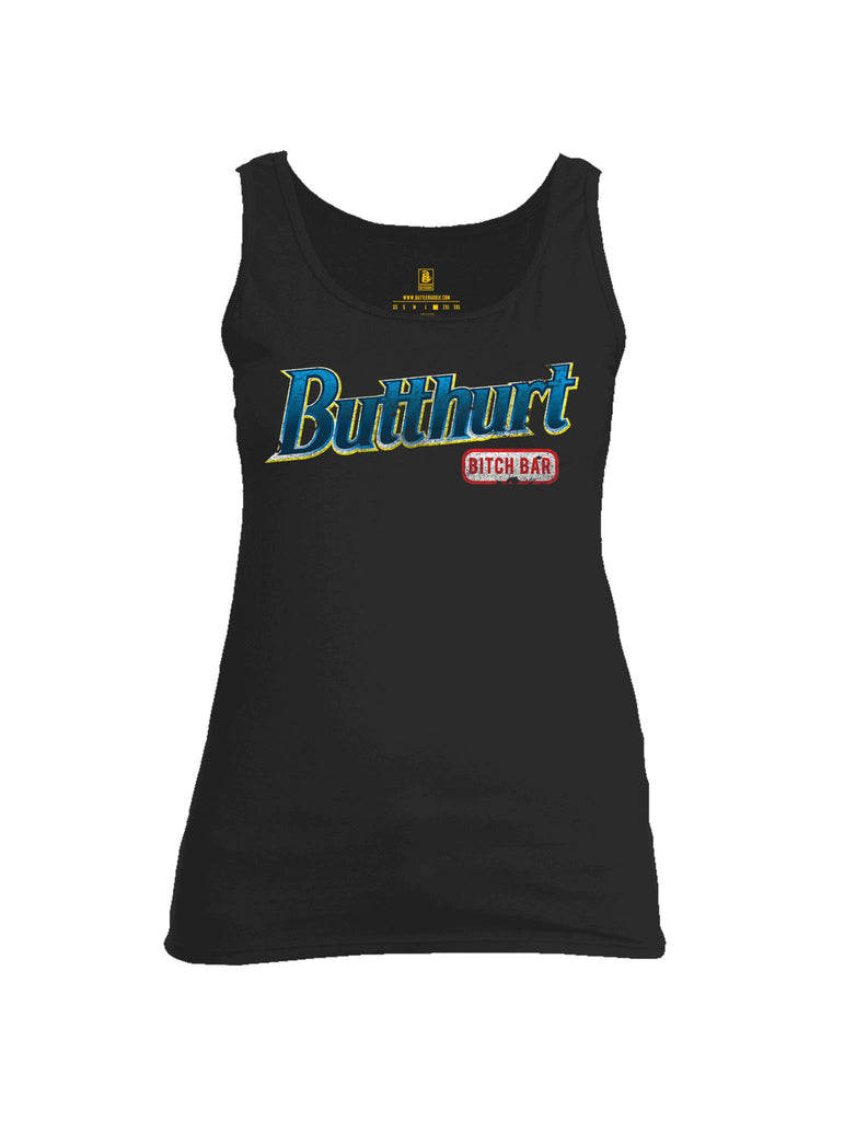 Battleraddle Butthurt Bitch Bar Womens Cotton Tank Top - Battleraddle® LLC