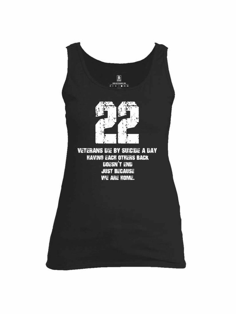 Battleraddle 22 Veterans Die By Suicide A Day Womens Cotton Tank Top shirt|custom|veterans|Apparel-Womens Tank Tops-Cotton