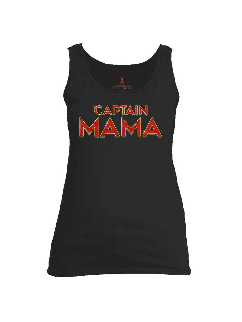 Battleraddle Captain Mama Womens Cotton Tank Top