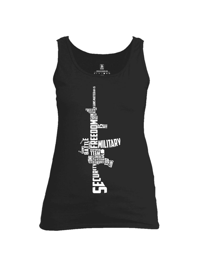 Battleraddle Freedom AR15 Womens Cotton Tank Top