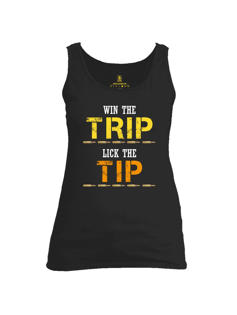 Battleraddle Win The Trip Lick The Tip Womens Cotton Tank Top