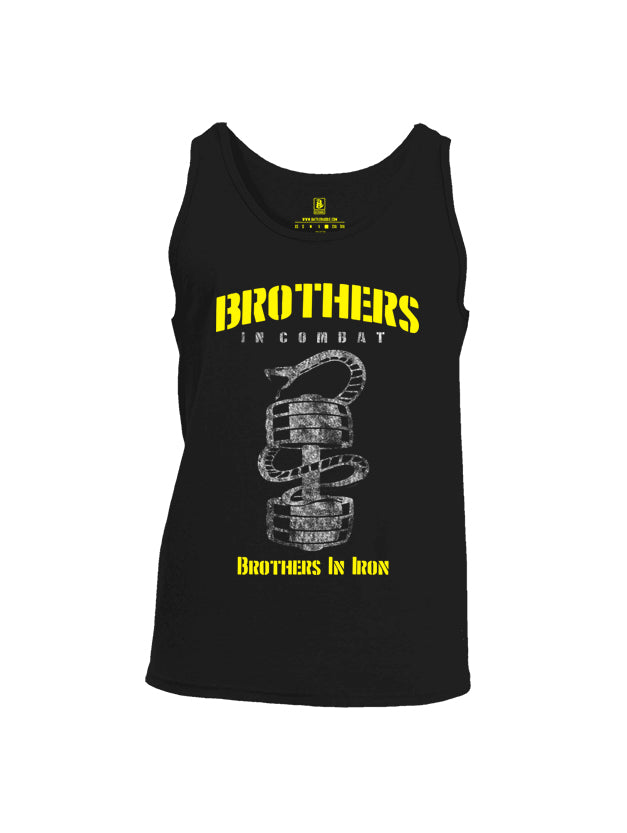 Battleraddle Brothers In Combat Brothers In Iron Mens Cotton Tank Top - Battleraddle® LLC