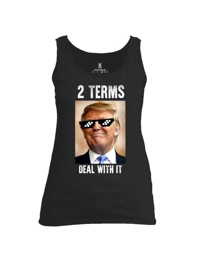 Battleraddle 2 Terms Deal With It Womens Cotton Tank Top shirt|custom|veterans|Apparel-Womens Tank Tops-Cotton