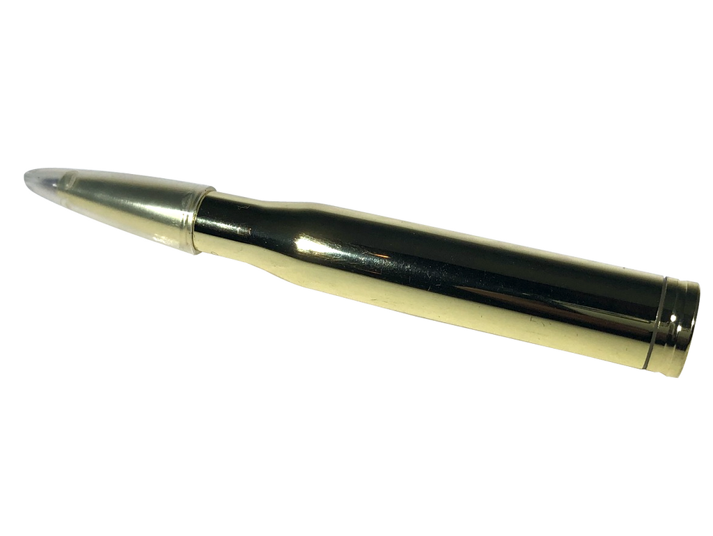 Battleraddle Original Design Authentic Uniform Compliant  Brass Bullet Ballpoint Pen