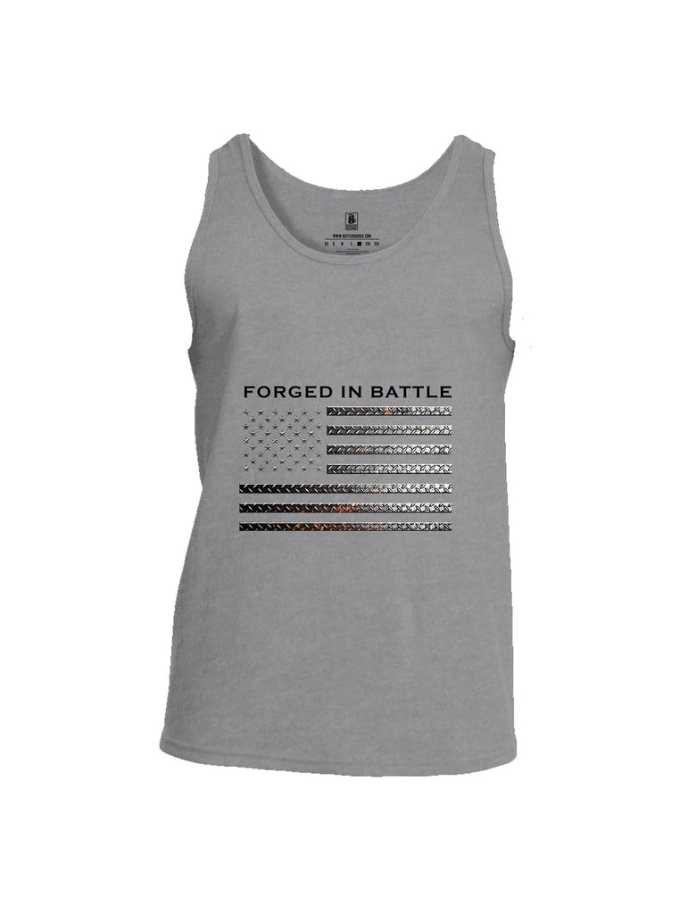 Battleraddle Forged In Battle  Black Sleeves Men Cotton Cotton Tank Top