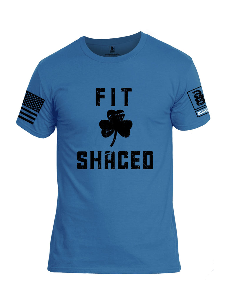 Battleraddle Fit Shaced Black Sleeves Men Cotton Crew Neck T-Shirt