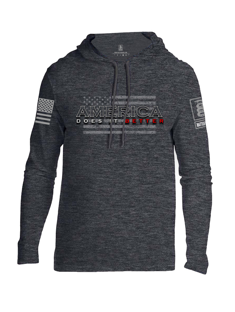 Battleraddle America Does It Better {sleeve_color} Sleeves Men Cotton Thin Cotton Lightweight Hoodie