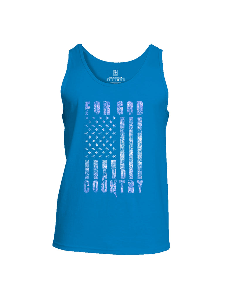 Battleraddle For God And Country Mens Cotton Tank Top
