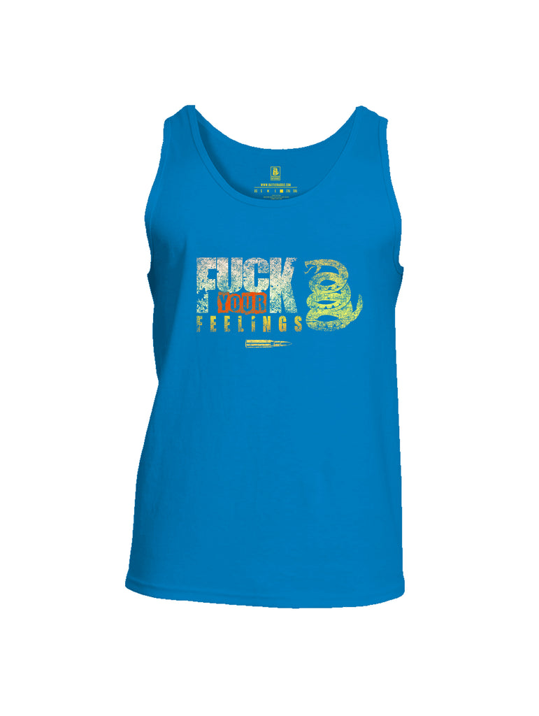 Battleraddle Fuck Your Feelings Mens Cotton Tank Top