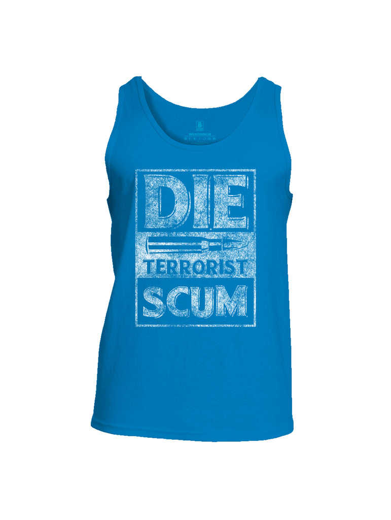 Battleraddle Die Terrorist Scum Mens Cotton Tank Top