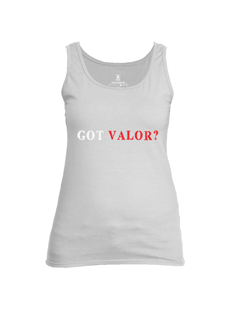 Battleraddle Got Valor  {sleeve_color} Sleeves Women Cotton Cotton Tank Top