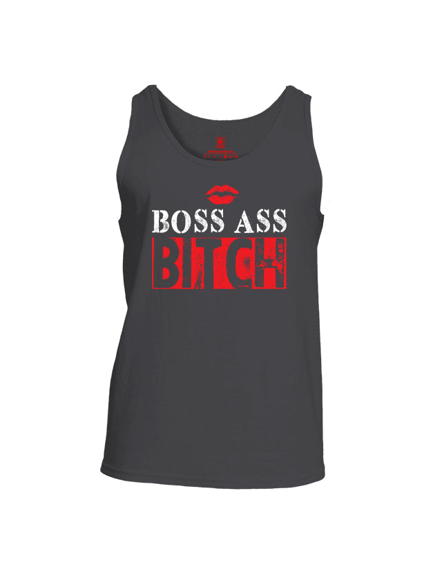 Battleraddle Boss Ass Bitch Mens Cotton Tank Top - Battleraddle® LLC