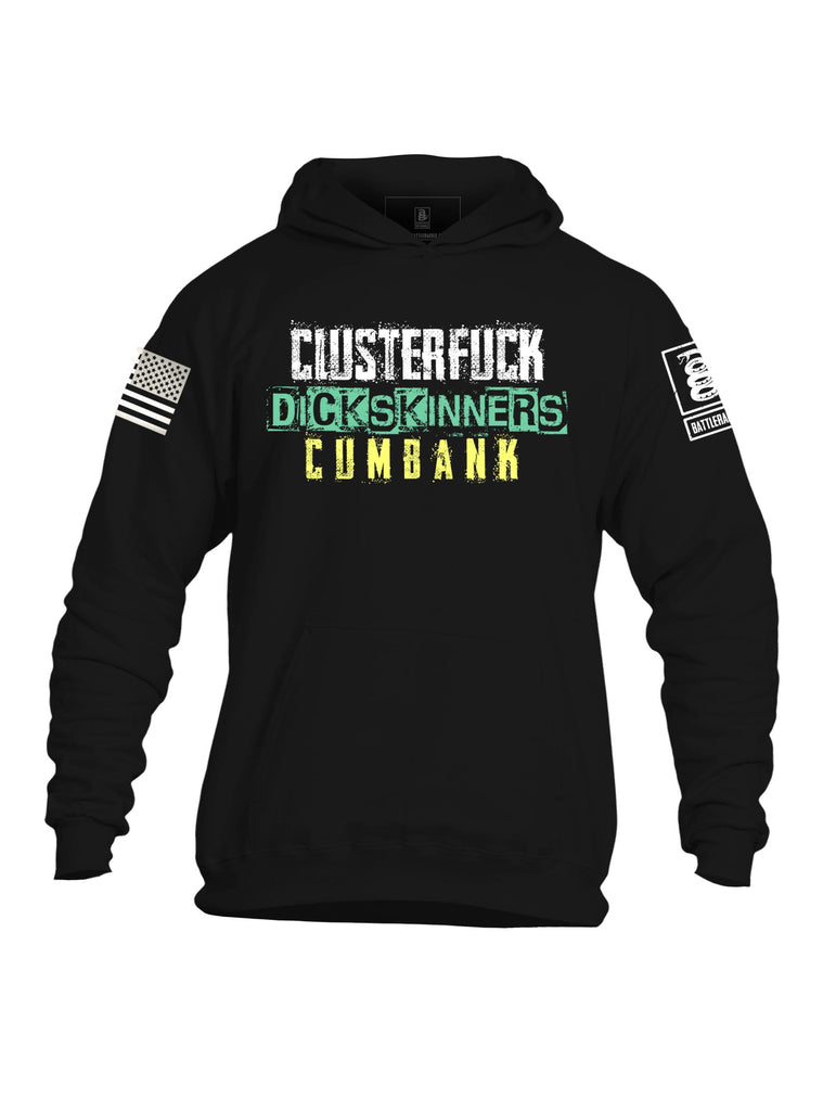 Battleraddle Clusterfuck Dick Skinners Cumbank Mens Cotton Pullover Hoodie With Pockets - Battleraddle® LLC