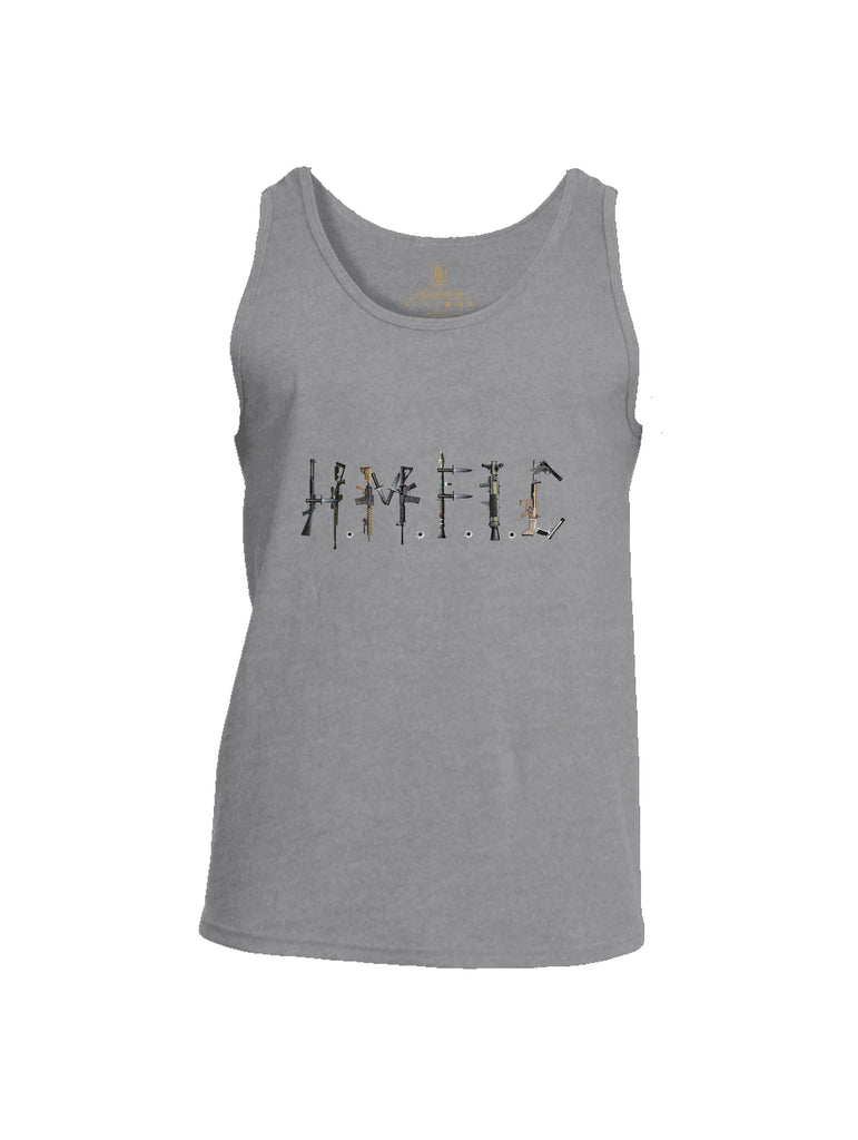 Battleraddle Hmfic Rifles {sleeve_color} Sleeves Men Cotton Cotton Tank Top