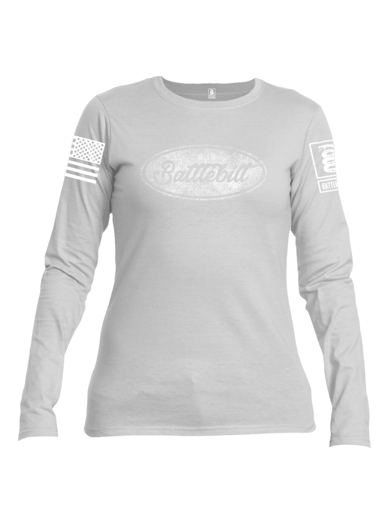 Battleraddle Battlebilt  Women Cotton Crew Neck Long Sleeve T Shirt