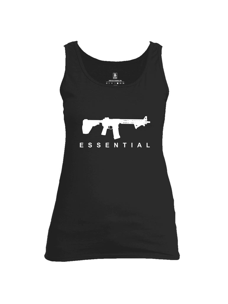 Battleraddle Ar15 Essential White {sleeve_color} Sleeves Women Cotton Cotton Tank Top